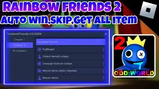 [💥NEW💥]📥Roblox script hack rainbow friends 2📥|auto win,skip,get all item|mobile/PC|Lion Kc Lee