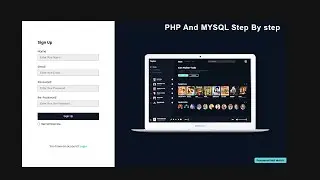 Signup System Using PHP | How To Make Signup Form in PHP And MYSQL