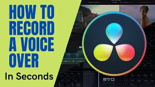 Davinci Resolve - How To Recored a Voice Over, In Seconds