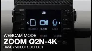 Zoom Q2n-4K: Webcam Mode