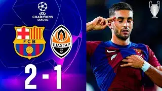 FC Barcelona 2-1 Shakhtar Donetsk Highlights | UEFA Champions League 23/24 - SP Football Life 2024