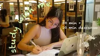 ESTUDIA CONMIGO { 2h, técnica pomodoro, sonido de fondo }