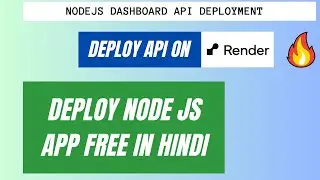 Easy way to Deploy Node JS API On Render Free In Hindi #nodejs #mongodb