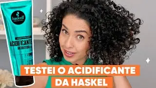 RECUPEREI MEU CABELO CACHEADO COM O ACIDIFICANTE DA HASKELL - RESENHA COMPLETA | JULIANA LOUISE