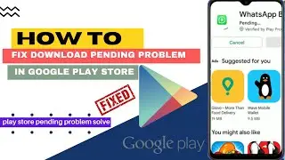 How To Fix Download Pending Problem In Google Play Store - Play store pending problem solve(2022)