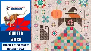 The Quilted Witch Block of the Month October 2024