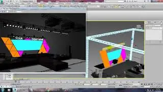 Tutorial on Modeling, texturing and Lighting a 3d Stage Design in 3dsmax using Vray ( Part 4)