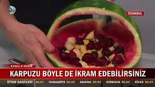 Karpuzdan Muhteşem Şekiller Nasıl Yapılır