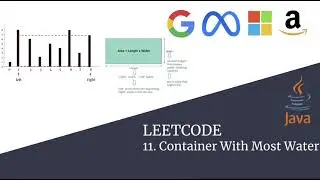 Container With Most Water - LeetCode 11