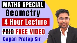 GEOMETRY COMPLETE  Basic CONCEPTS of Line & angle  BY GAGAN PRATAP SIR  #CAREERWILL