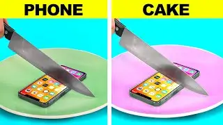 CAKE VS REAL FOOD CHALLENGE || Realistic Cakes Looks Like Everyday Objects by 123 GO! FOOD