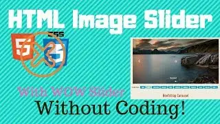 How to make html image slider with wow slider