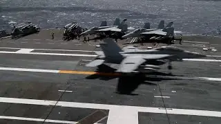 Flight Ops Aboard USS Gerald R. Ford