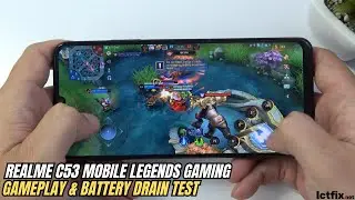 Realme C53 Mobile Legends Gaming test MLBB