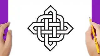 HOW TO DRAW A CELTIC KNOT EASY