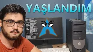 20 Yıllık Bilgisayara  Arch Linux Kurdum Ama Saçlarım Ağardı! (BTW)🤦‍♂️