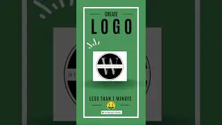 Easy Process Of Logo Design in Canva less than 1 minute #shorts