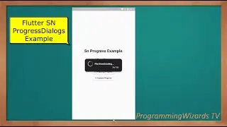 Learn Flutter with Music S1E1: SN Progress Dialogs Examples