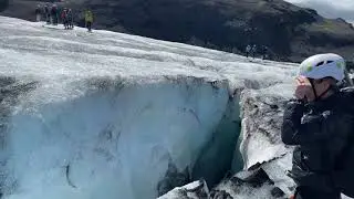 Meltwater on Glacier - Iceland