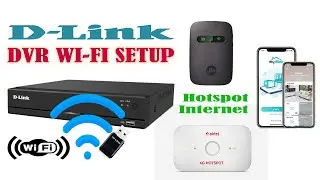 D-Link CCTV DVR WI-FI  Dongle connect Mobile WIFI hotspot internet