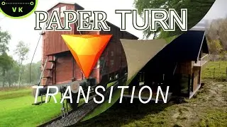 How To Make Paper Turn Transition - Hitfilm Express