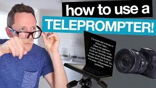 How to use a Teleprompter for Videos!