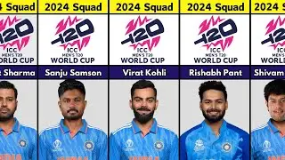 India T20 World Cup 2024 Squad | India Full Squad | T20 World Cup 2024