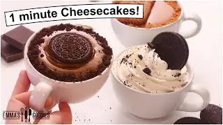 1 Minute CHEESECAKES | Treats for ONE to Satisfy Any Craving!