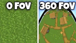 minecraft fov comparison