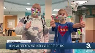 Leukemia patient giving hope and help to others