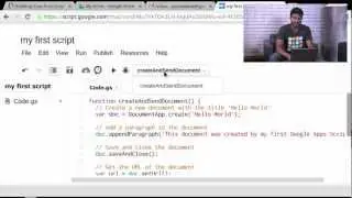 Your First Script - Apps Script Tutorials