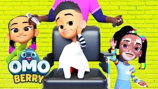 Barber Shop Bop | OmoBerry | Haircut Song + Hip Hop Song For Kids + Affirmations For Kids