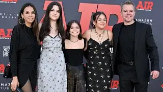 Matt Damon Makes RARE Appearance With Wife and Three Daughters