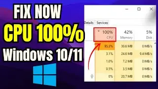 FIX CPU Usage 100% in Windows 10/11 | FIX High RAM Usage