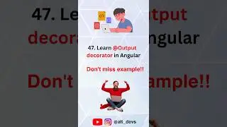 What is @Output decorator in Angular? #shorts #angular #interview