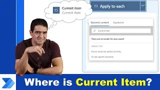 When you can't find current item inside Apply To Each - Power Automate
