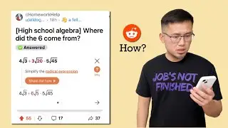 Combining square roots 4sqrt(3)+3sqrt(20)-5sqrt(45) Reddit r/homeworkhelp