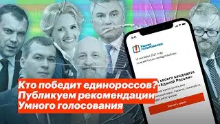 Кто победит единороссов? Публикуем рекомендации Умного голосования