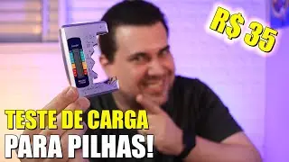 Saiba Sempre a Carga das Pilhas com Esse Testador de Bateria Digital!