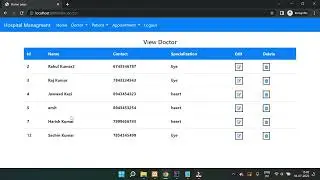 Hospital Management System | Spring Boot Project