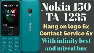 ta-1235 hang on logo!Nokia 150 Contact Service Fix without flash with infinity best and miracle box