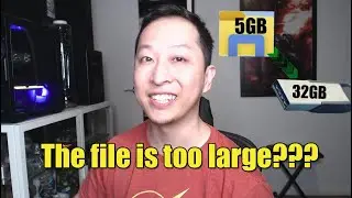 How to Fix "The file is too large for the destination file system" Error