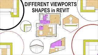 DIFFERENT VIEWPORTS SHAPES in REVIT AND HOW TO CHANGE COLORS AND THICKNESS OF LINES ON VIEWPORTS