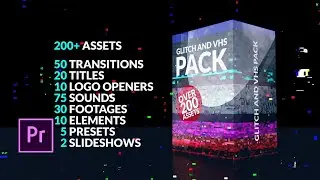 200+ Glitch Pack - Premiere Pro Template - VideoHive