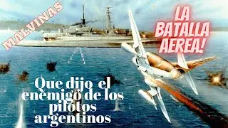 Emotional, shocking. English recognition of Argentine pilots in the Malvinas war