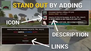 How to Add Icon, Description and Links to Unturned Server in 2024