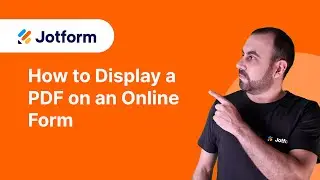 How to display a PDF on an online form
