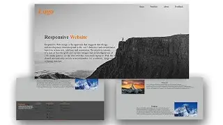 Create a Responsive Website using HTML & CSS.Resnponsive Website.