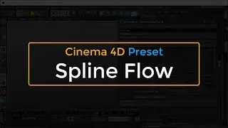 Cinema 4d Preset: Spline Flow