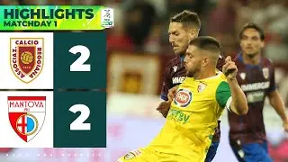 Reggiana-Mantova 2-2 | HIGHLIGHTS Serie BKT | Remuntada del Mantova al Mapei